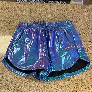 Blue/Purple Holographic Shorts 🪩